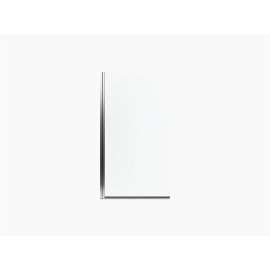 572111-32S-G05 Whiston 32-in Bath Screen, Silver Frame Finish with Smooth/Clear Glass Texture