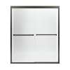 Meritor 54.37 To 59.37-In X 69.68-In Frameless Sliding Alcove Shower Door With Clear Glass