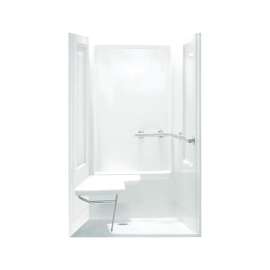 62050125 Transfer 72-in x 39.375-in x 39.375-in Vikrell Wall and Floor 4-Piece Alcove Shower Kit