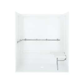 Alcove Shower Kit 39.375-in L x 63.25-in W x 73.25-in H