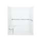 Alcove Shower Kit 39.375-in L x 63.25-in W x 73.25-in H in White