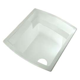 Vikrell Single Bowl Kitchen Sink 25-in W x 22-in L