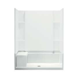 72291100 Accord Shower Base 36-in L x 60-in W with Center Drain