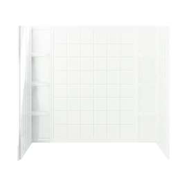 Ensemble Vikrell 60-In X 37.5-In X 54.25-In Bathtub Wall Surround