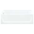 Ensemble 7122L-5405SC-0 60-in x 32-in Bathtub, Walls and Door Kit, in White/Chrome with Clear Glass