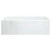 Accord 71141110-LNR-0 60-in L x 30-in W Rectangular Skirted Bathtub with Left-Hand Drain in White
