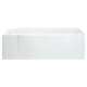 Accord 71141110-LNR-0 60-in L x 30-in W Rectangular Skirted Bathtub with Left-Hand Drain in White