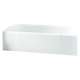 Accord 71141116-LNR-0 60-in L x 30-in W Rectangular Skirted Bathtub with Left-Hand Drain in White