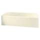 Accord 71141118-LNR-96 60-in L x 30-in W Rectangular Skirted Bathtub with Left-Hand Drain in Biscuit