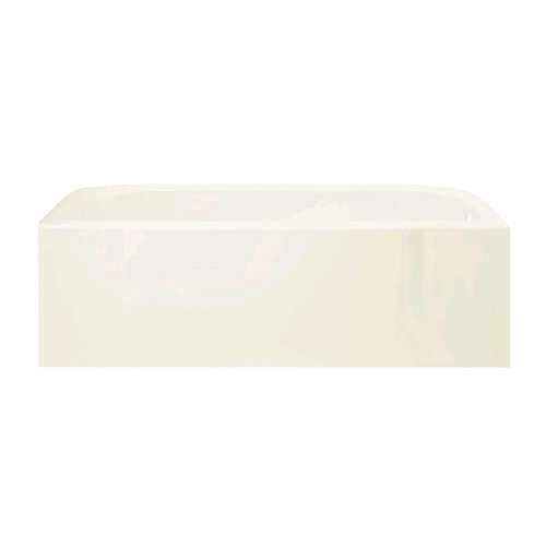 Accord 71141120-LNR-96 60-in L x 30-in W Rectangular Skirted Bathtub with Right-Hand Drain in Biscuit