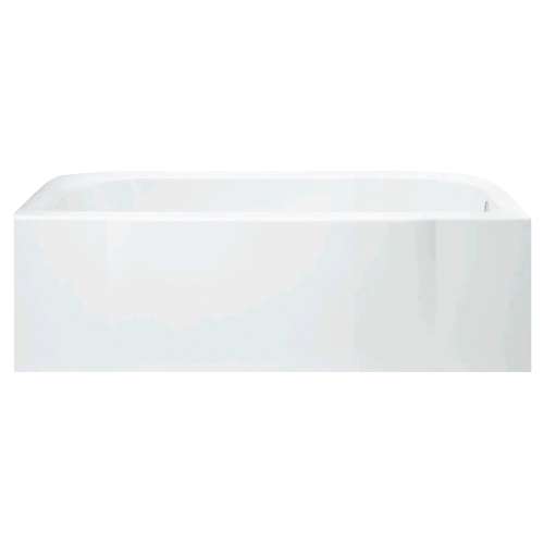 Accord 71141122-LNR-0 60-in L x 30-in W Rectangular Skirted Bathtub with Right-Hand Drain in White