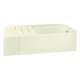 Accord 71141124-LNR-96 60-in L x 30-in W Rectangular Skirted Bathtub with Right-Hand Drain in Biscuit