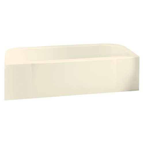 Accord 71141126-LNR-96 60-in L x 30-in W Rectangular Skirted Bathtub with Right-Hand Drain in Biscuit