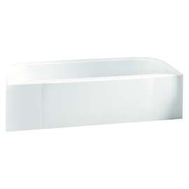 71141128-LNR Accord 60-in L x 30-in W Rectangular Skirted Bathtub with Right-Hand Drain in White