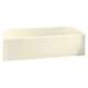 Accord 71141128-LNR-96 60-in L x 30-in W Rectangular Skirted Bathtub with Right-Hand Drain in Biscuit