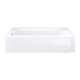 Ensemble 71171110-LNR-0 60-in L x 30-in W Rectangular Skirted Bathtub with Left-Hand Drain in White