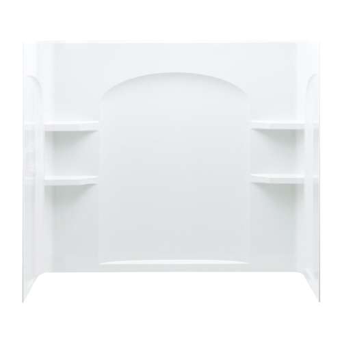 71224100 Ensemble 55.25-in x 33.25-in x 60-in Vikrell Bathtub Wall Surround