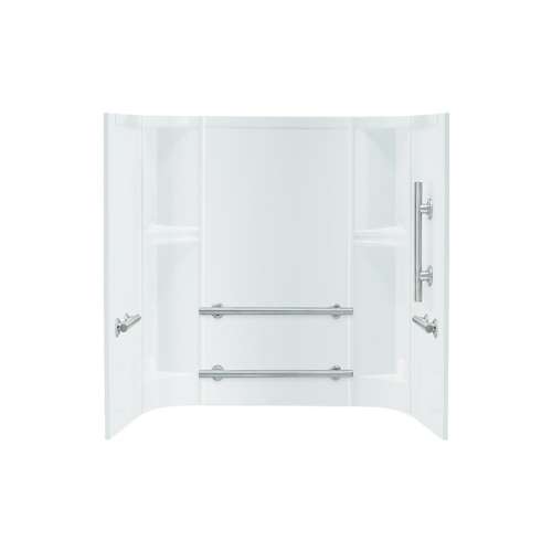 Accord 71244123-0 Vikrell Bathtub Walls and Surrounds in White