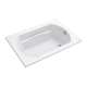 Whirlpool Bath 60-in L X 42-in W in White  - Includes Protective Liner