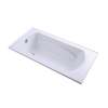 Whirlpool Bath 72-in L X 36-in W in White  - Includes Protective Liner