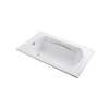 Whirlpool Bath 72-in L X 42-in W in White  - Includes Protective Liner