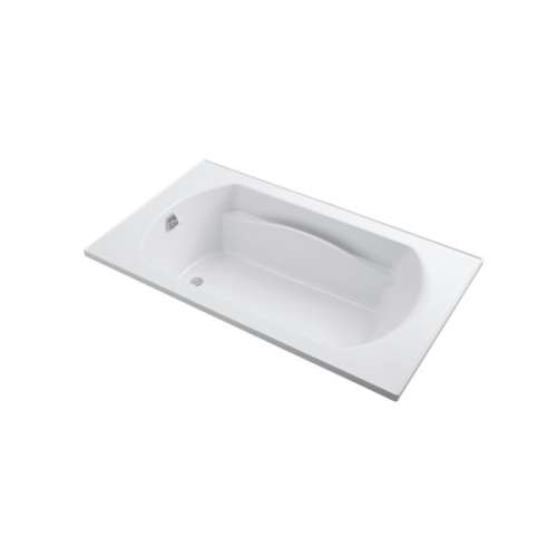 Lawson 71311100-0 72-in L x 42-in W Oval In Rectangle Tub