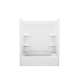 Ensemble 71320110-0 76.25-in x 60.25-in x 33.25-in Vikrell Wall and Floor 4-Piece Alcove Shower Kit with Bathtub in White