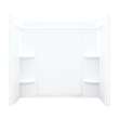 7132R-5405NC-B Ensemble 60-in x 32-in Bathtub, Walls and Door Kit