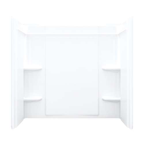 71324106 Ensemble 55-in x 60-in x 33.25-in Vikrell Bathtub Wall Surround