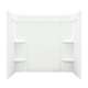 55-in x 60-in x 31.25-in Vikrell Bathtub Wall Surround in White