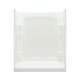 Ensemble 72170110-0 76.5-in x 31.25-in x 60.25-in Vikrell Wall and Floor 4-Piece Alcove Shower Kit in White