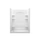 Ensemble 72170116-0 Alcove Shower Kit 30-in L x 60-in W x 72.5-in H in White