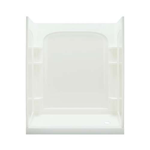 76.5-in x 31.25-in x 60.25-in Vikrell Wall and Floor 4-Piece Alcove Shower Kit