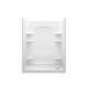 Alcove Shower Kit 30-in L x 60-in W x 72.5-in H in White