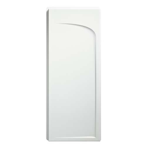 Ensemble 1.25-in x 34-in x 72.5-in. 2-piece Direct-to-Stud Shower End Wall Set in White