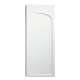 Ensemble 1.25-in x 34-in x 72.5-in. 2-piece Direct-to-Stud Shower End Wall Set in White