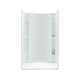 36-in W x 77-in H Shower Kit with Age-in-Place Backers in White