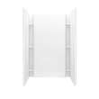 Accord 48-in x 36-in Vikrell 5-Piece Shower Kit with Backers/Clear Door
