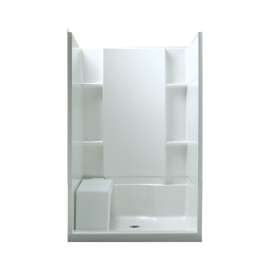 Store+ Vikrell 48-In X 74.75-In Alcove Shower Wall And Base Kit