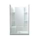 Accord 72280106-0 Alcove Shower Kit 36-in L x 48-in W x 74.75-in H in White