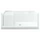 Accord 72281100-0 Shower Base 36-in L x 48-in W with Center Drain in White
