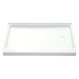 Ensemble Vikrell 60-In X 30-In Shower Base With Right Hand Drain
