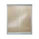 Finesse 44.625 To 47.625-In X 70.0625-In Frameless Sliding Alcove Shower Door With Clear Glass
