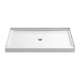 Guard+ 72321100-0 Shower Base 34-in L x 48-in W with Center Drain in White