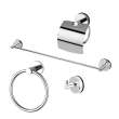 KSA-72280100-S 48-in Seated Shower Kit with Accessory Kit in White/Silver