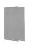 36-in W x 72-in H Solid Surface Shower Wall Panel in Gray Granite
