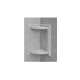 5.75-in D x 5.75-in W x 11-in H Solid Surface Soap Dish in Gray Granite