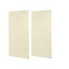 48-in W x 96-in H Solid Surface Shower Wall Panel in Bone