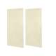 48-in W x 96-in H Solid Surface Shower Wall Panel in Bone