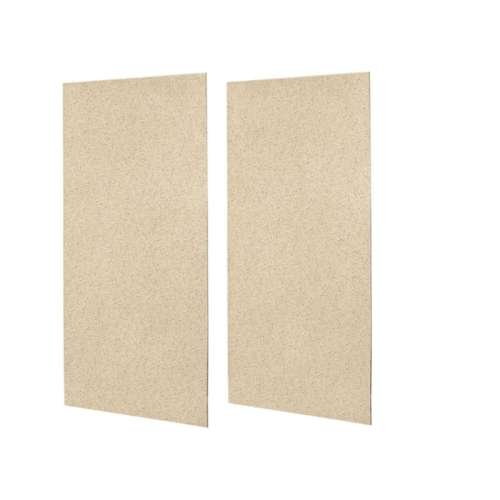 48-in W x 96-in H Solid Surface Shower Wall Panel in Bermuda Sand